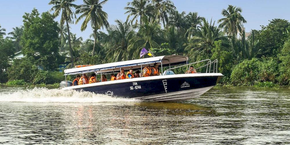 The speedboat is a popular choice among visitors